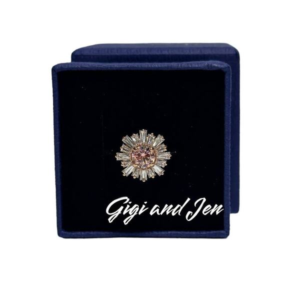 Swarovski Sunshine ring Sun, Pink, Rose gold-tone plated 50 / 5 - Picture 4 of 8
